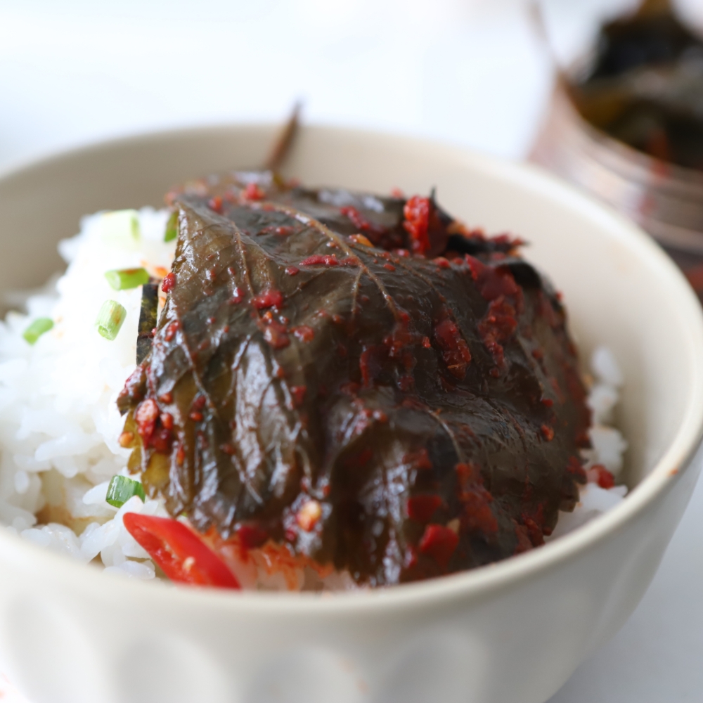 양념깻잎장아찌 500g 깻잎김치 : 사계절반찬