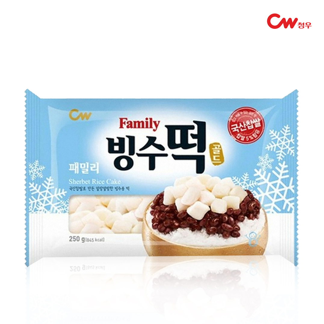 청우 패밀리 빙수떡 골드 250g : 이삭상회
