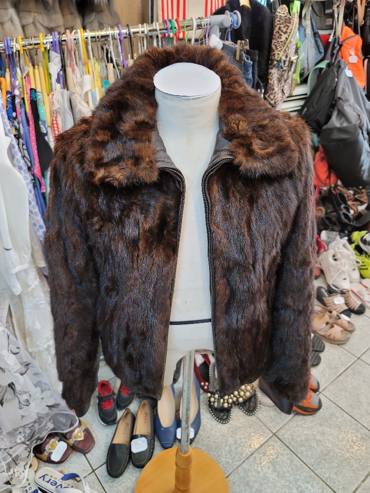 done&done fur&leather 천연밍크양가죽쟈켓 55사이즈입니다. : 예쁜옷판다 예쁘제 구제언니