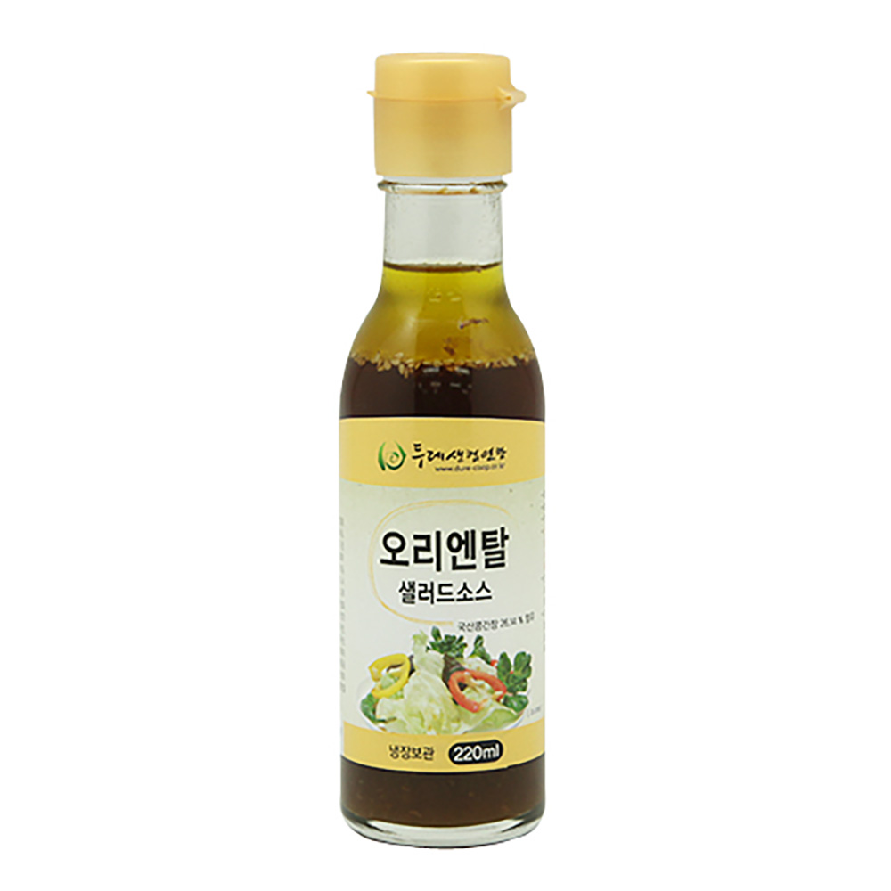 두레생협 오리엔탈 샐러드소스 (220mlX2병) 야채샐러드 드레싱 : 우브마켓