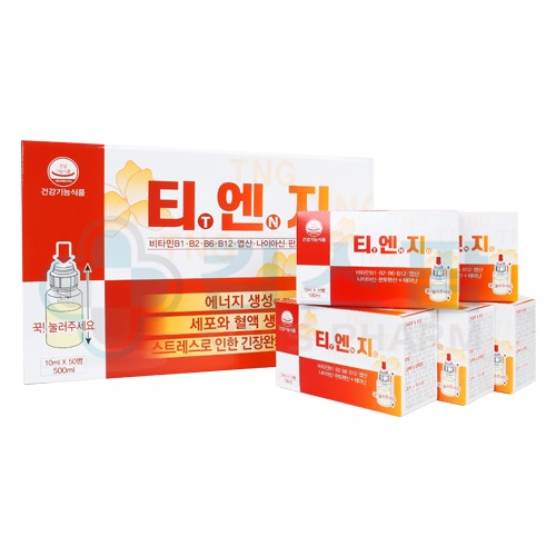 티엔지_10ml X 50병 (TNG 비타민B1 B2 B6 엽산 나이아신 판토텐산 테아닌) : 킴스팜닷컴