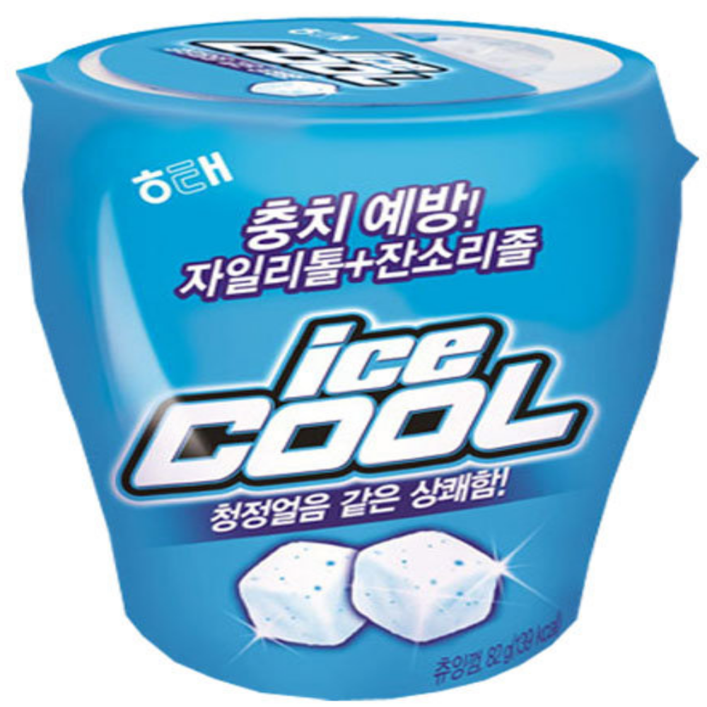 해태제과 아이스쿨껌82g 용기형 : 우리마트몰