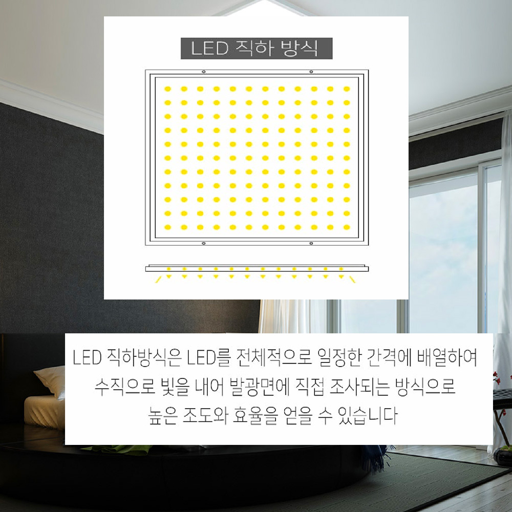 LED평판등 바로직하 샤인 엣지평판 KS 640X320 25W 플리커프리 : 몽땅 엘이디라이팅