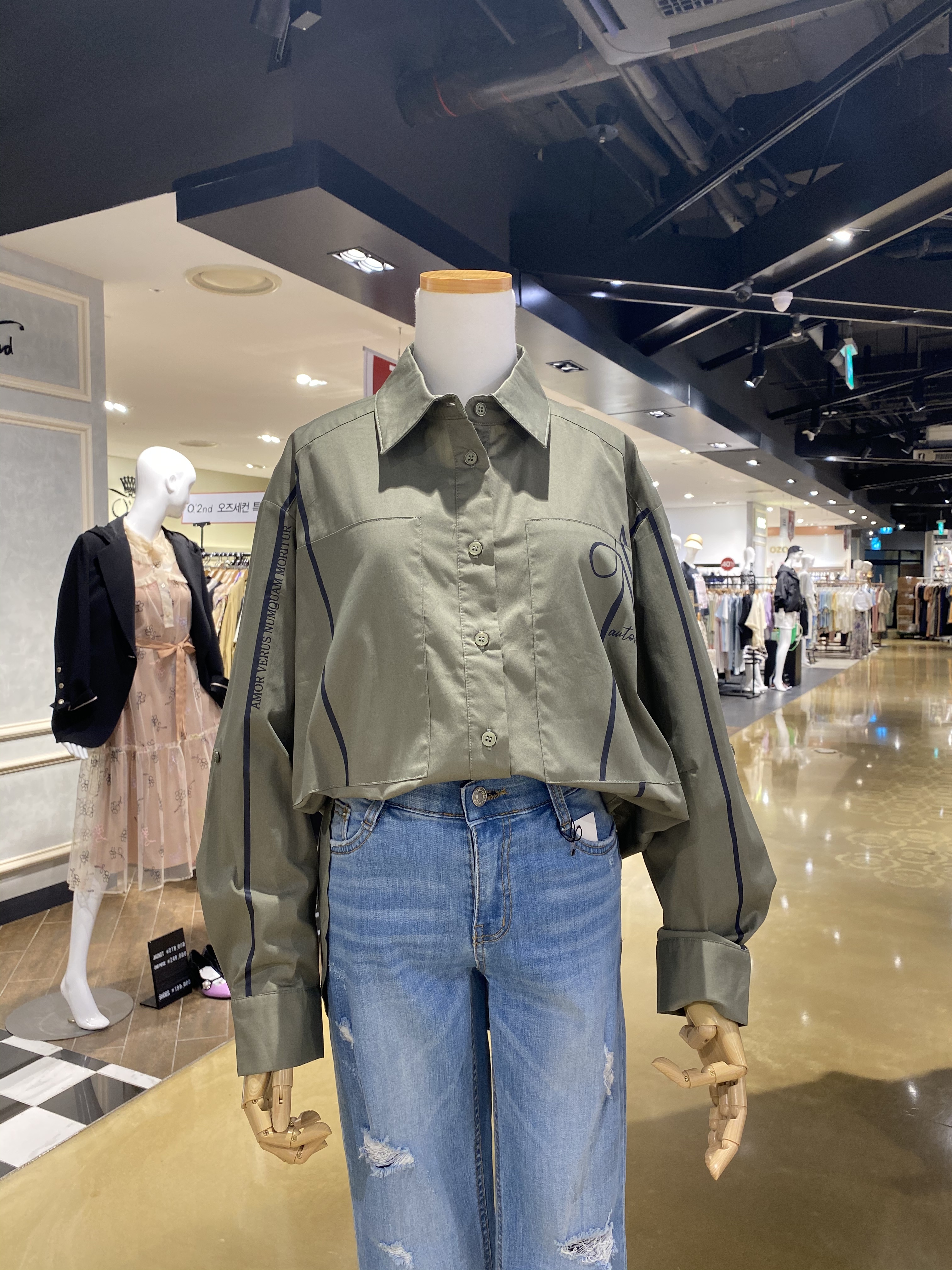 [비지트인뉴욕]프린팅데일리셔츠VW4LS2165 : 뉴코아 강남 비지트인뉴욕