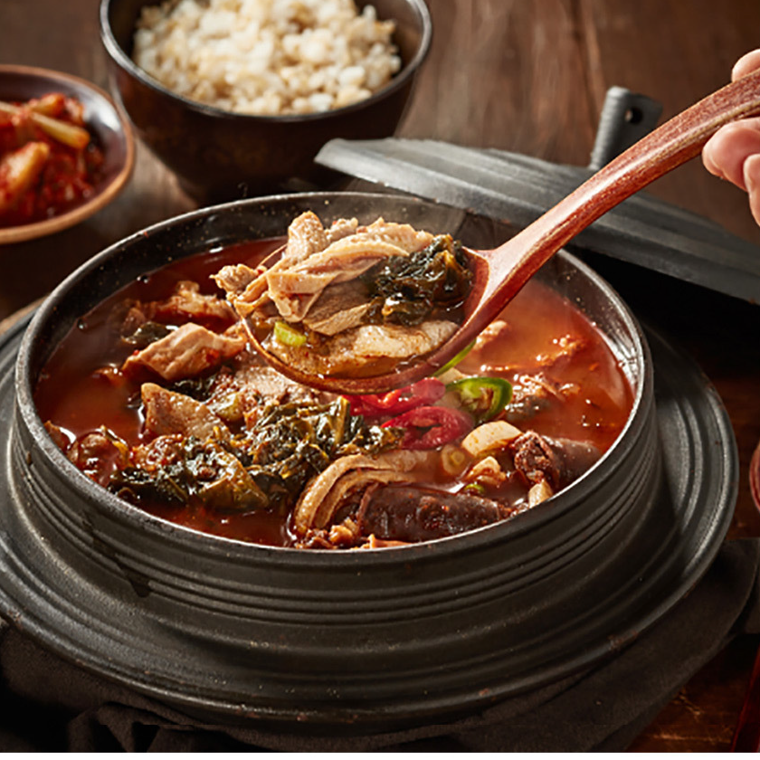 여수맛집 내조국 국밥 얼큰해장국 850g 푸짐한 간편식 밀키트 내가 조선의 국밥이다 : 블랙퀘스트 다이어트당뇨환자