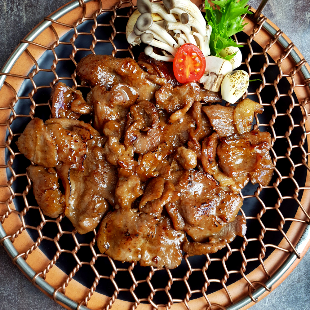 불고기맛 국산 돼지양념육 앞다리살 전지 간편조리 전주 고궁 동명카츠 불고기 500g 2팩 : 김구패밀리