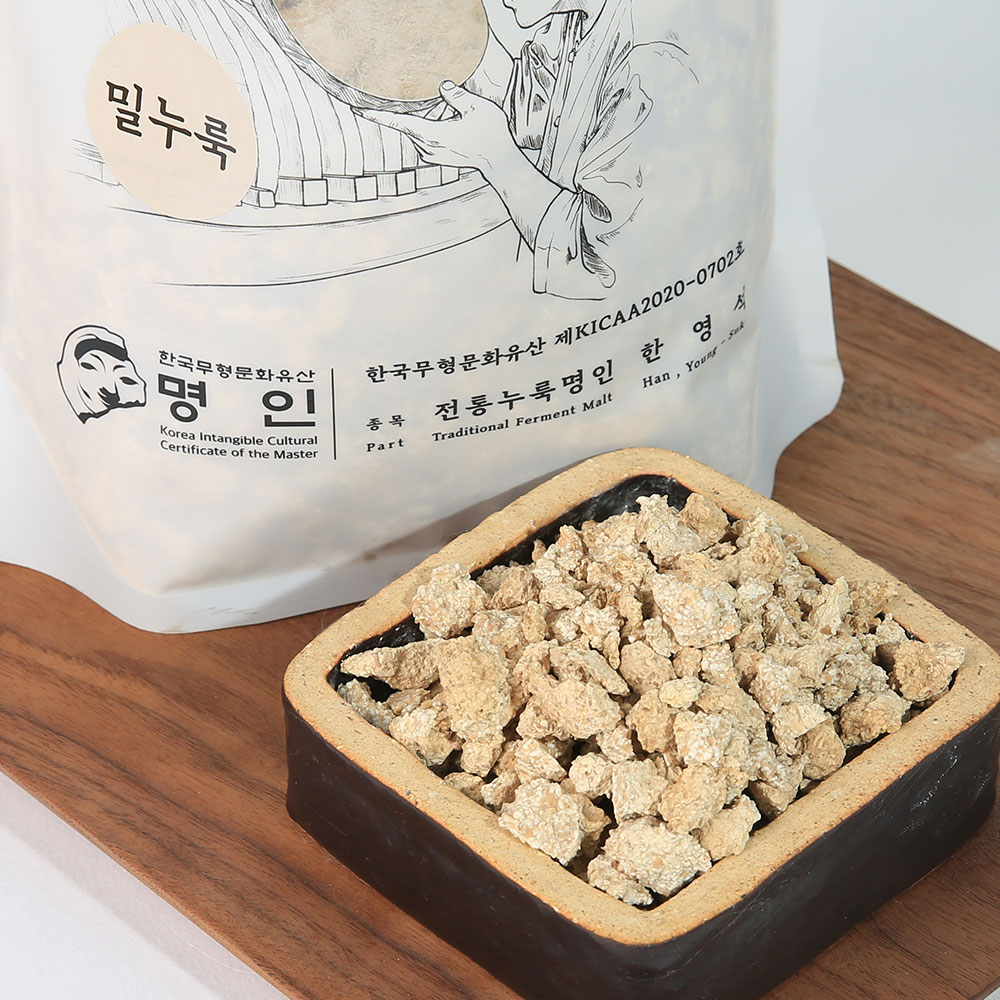 누룩명인 한영석이 띄운 명품 전통발효국 밀누룩 1kg : 한영석의발효연구소