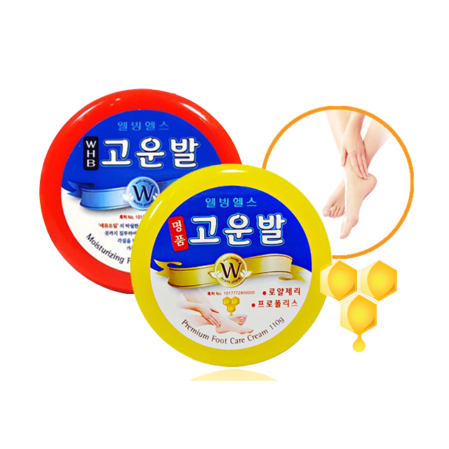 웰빙헬스팜 명품 고운발크림 풋크림 110g : -에띠리얼-