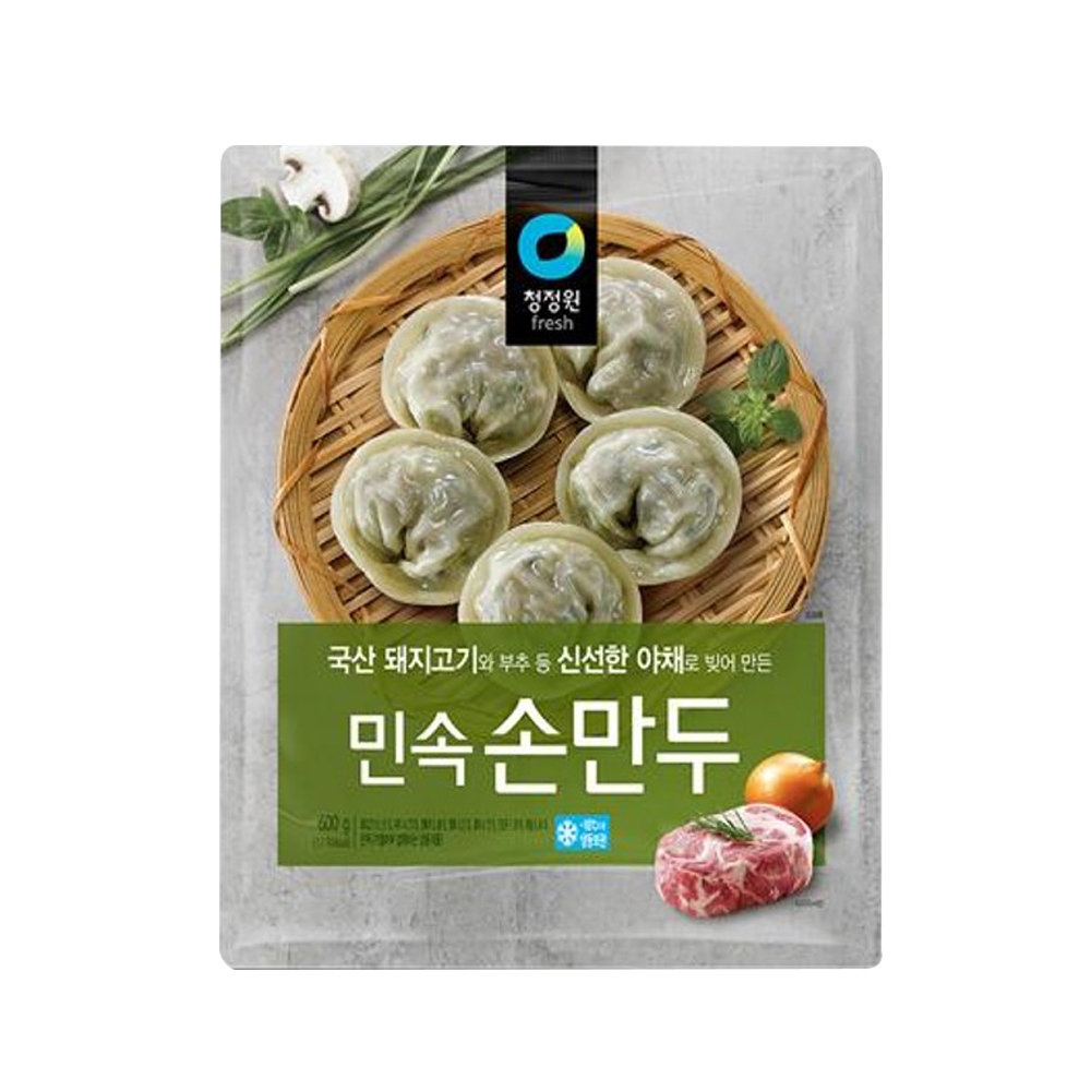 [이제이푸드스토리] 청정원 민속 손만두 600g 김치 대상 : 이제이 푸드스토리