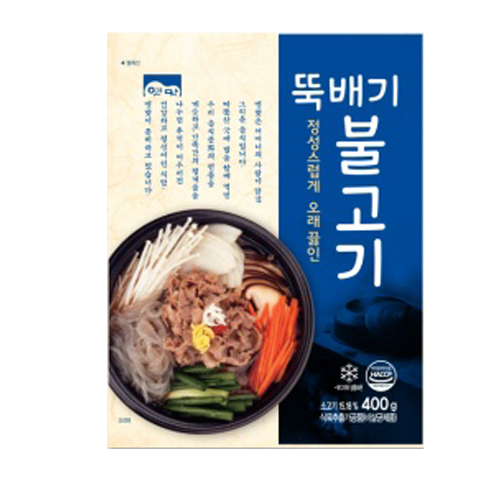 고향식품 옛맛 뚝배기 불고기 400g 3개 1세트 즉석국 즉석탕 아이스박스포함 무료 : 미채움푸드