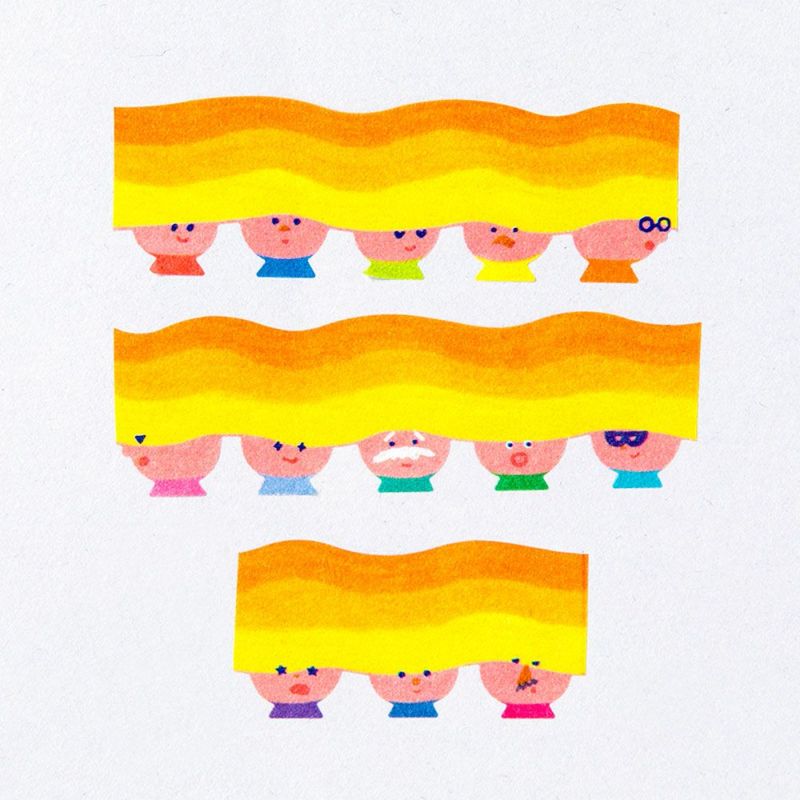 AIUEO  fish 다이컷 마스킹테이프 : 모챠모챠