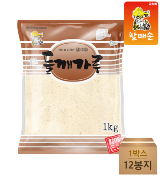 정통식품 할매손 고운 들깨가루 콩기피들깨가루 1kg : 우선유통