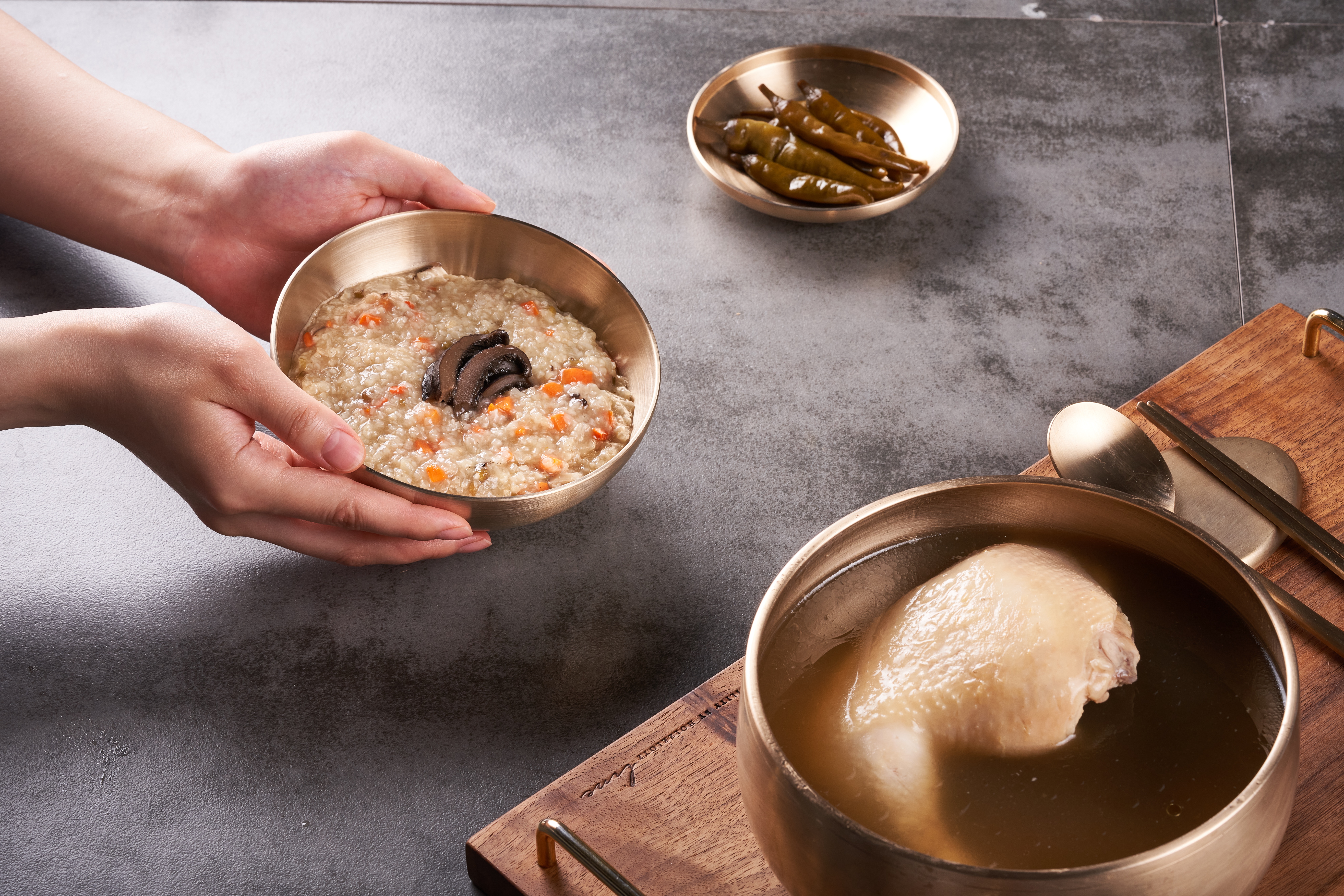 복자가 부드러운 닭가슴 능이 백숙 900g 1봉 (녹두찹쌀밥포함) 삼계탕 밀키트 : 복자가