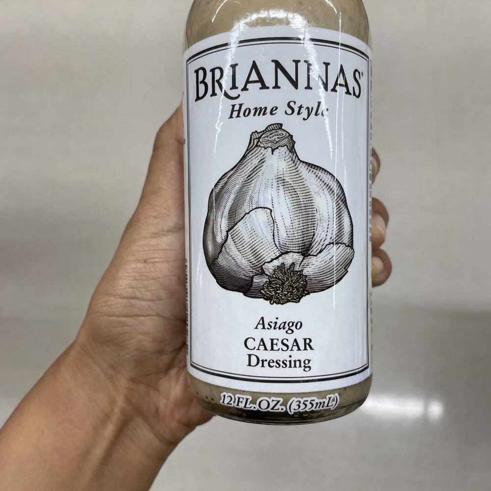 (브리아나스 BRIANNAS) 아시아고 치즈 시저 샐러드드레싱 소스 355mL : 월드구매