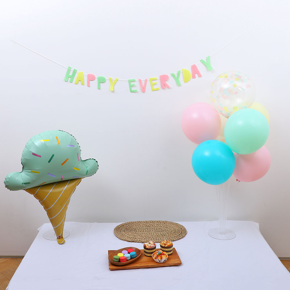 민트 아이스크림 은박풍선 생일파티 여름 환경 꾸미기 : 쏙쏙마켓