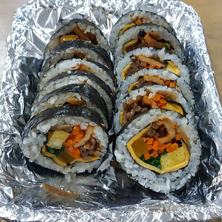 [김해시 배달] 고소한 치즈김밥 1줄 [동상 참손맛] : 동네시장 장보기