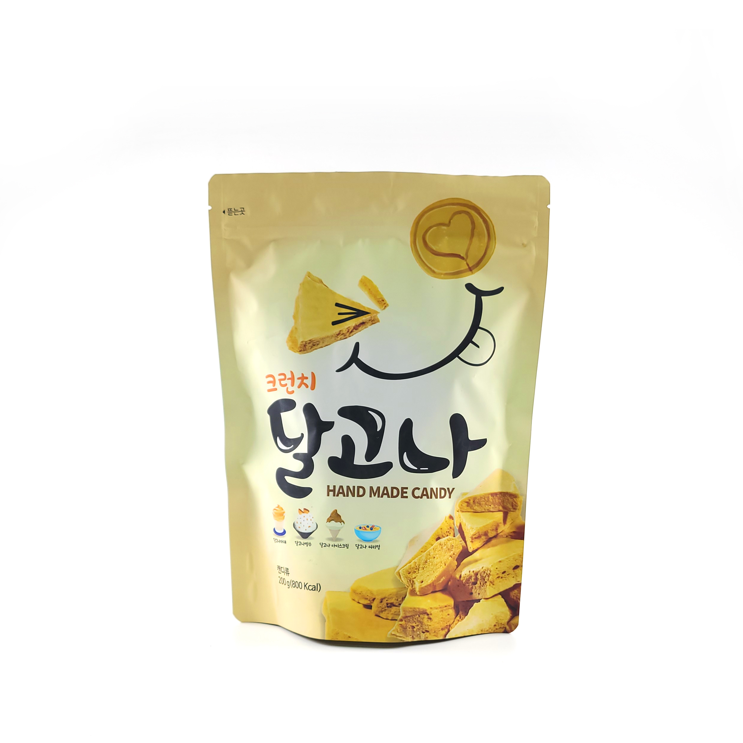 [한울식품]크런치달고나  200g  3봉지  추억의달고나 달고나커피 달고나크런치 달고나토핑 달다구리 디저트달고나 부셔먹는달고나 수제달고나... 