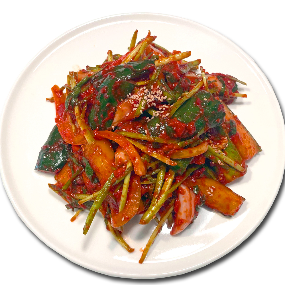 국내산 전라도 오이부추김치 1.5kg 맛있는 밥 반찬용 : 남도의향기