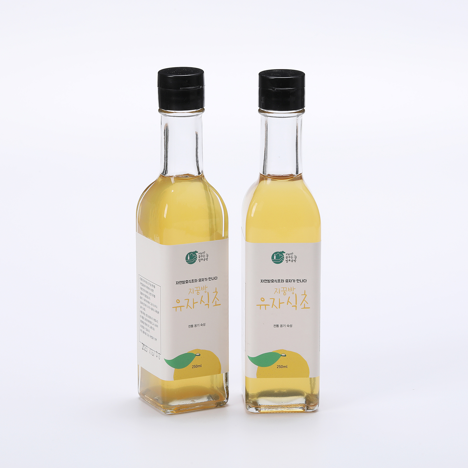 지꿈방 유자식초(천연 발효 현미식초가 들어간 자연발효 비살균)  250ml(원액) : 지리산꿈꾸는발효공방