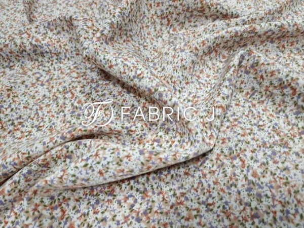 패브릭제이 잔꽃 플라워 의류 패브릭 QDC 지르맨 폴리 원단 FJ-241 : FABRIC.J