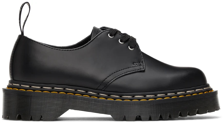 [릭오웬스 x 닥터마틴] 1461 벡스 솔 더비 슈즈 블랙 BEX SOLE DERBYS IN BLACK DM21S6805 6001 09 : 메종 디
