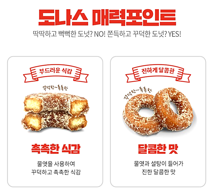 추억의 도나스 70g x 12입/탕비실간식 도너츠 디저트 : 써니푸드