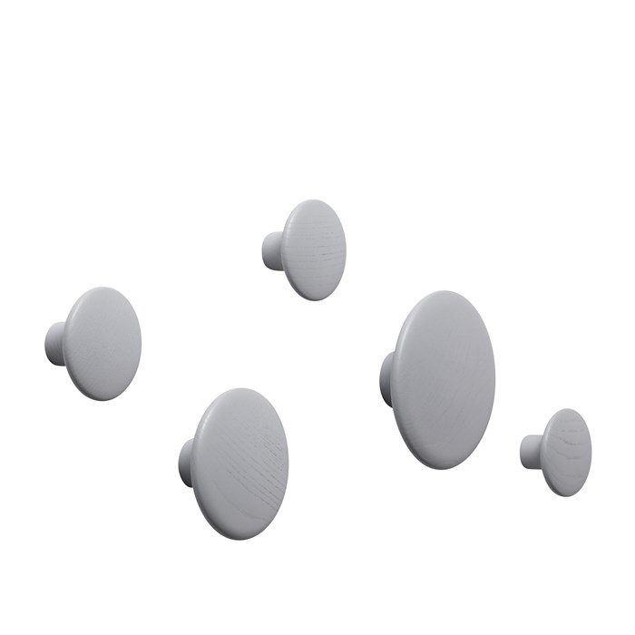 무토 더 닷츠 코트 후크 5팩 grey : 노르딕네스트