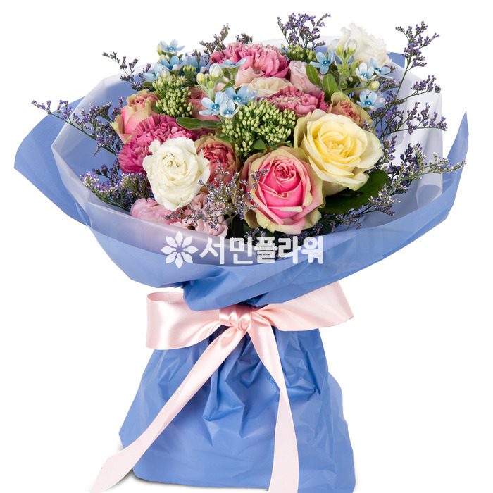 보고싶은 날엔 꽃다발 전국꽃배달 당일 생일 기념일 이벤트 출산 서프라이즈 서민플라워 : 서민플라워