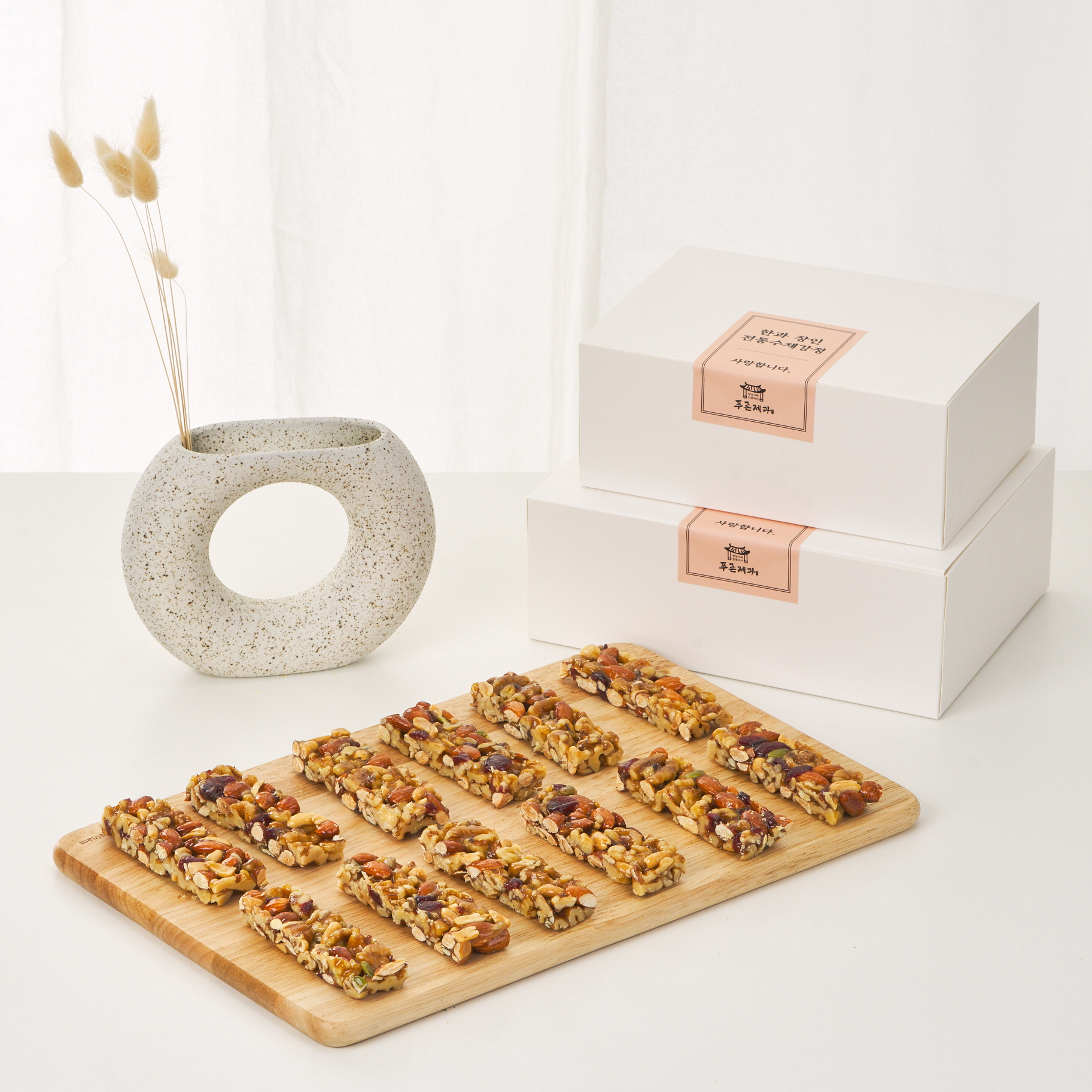 호두+아몬드 견과류 강정 500G 1KG : 푸른제과