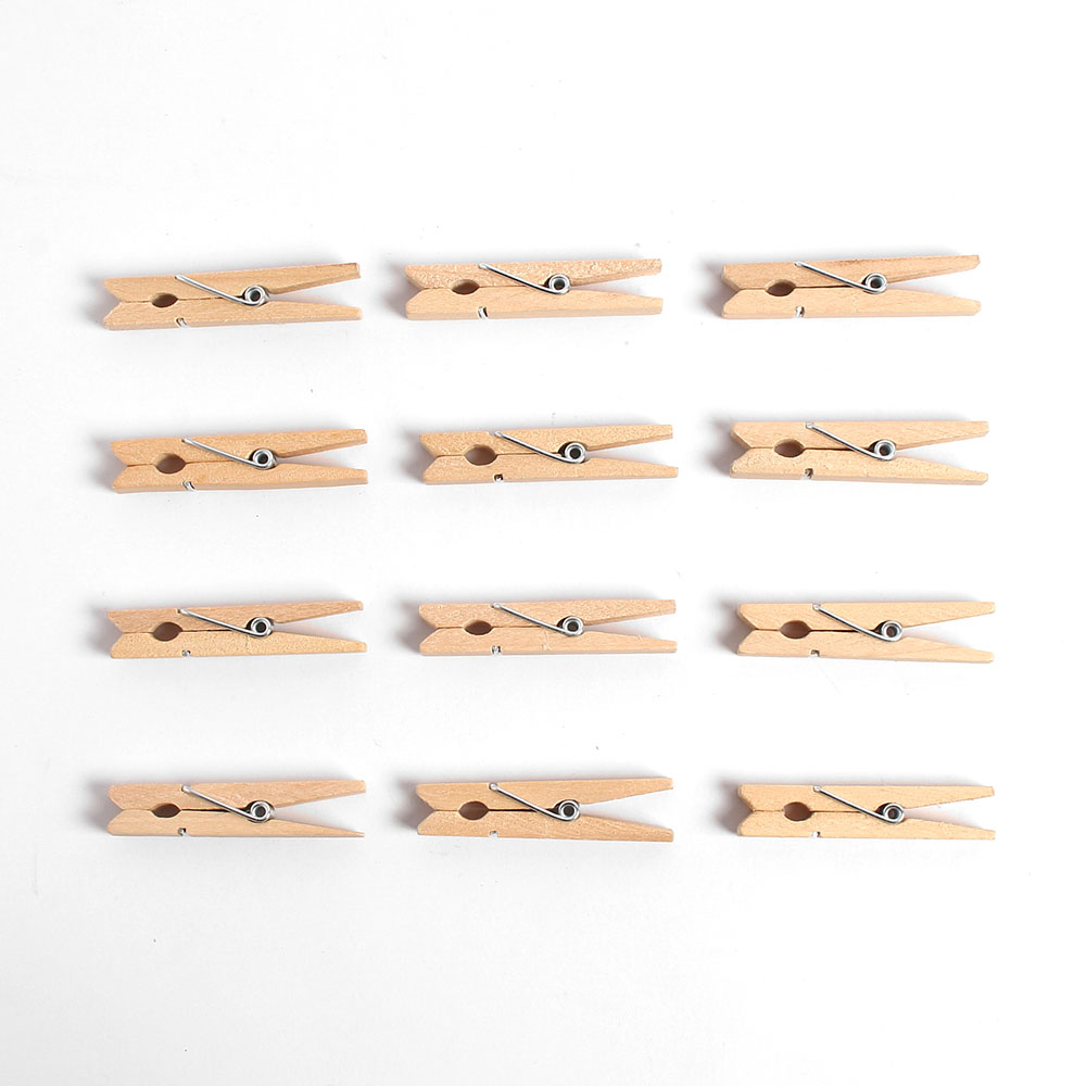 인쇄옵션다량구매사진 메모걸이 나무집게 100p세트(6cm) : 도매프린트