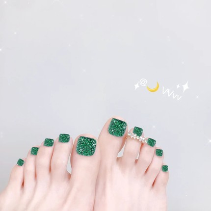 페디 큐어 네일 스티커 손톱 밟톱 도원아 발톱 패치 완제품 웨어러블 썸머 시즌 탈착녀 : 원사이클50