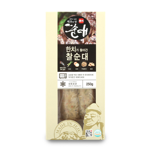 탐모라식품 제주 순대 골라담기 (찹쌀, 한치, 브로콜리, 김치) 250g : CHOISCHOICE
