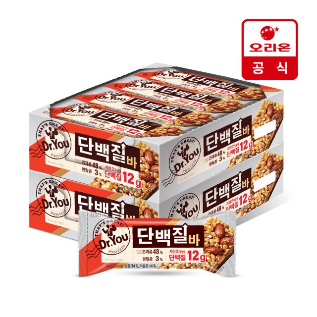 오리온 닥터유 단백질바 1P 50g x24개 : 아미의상점