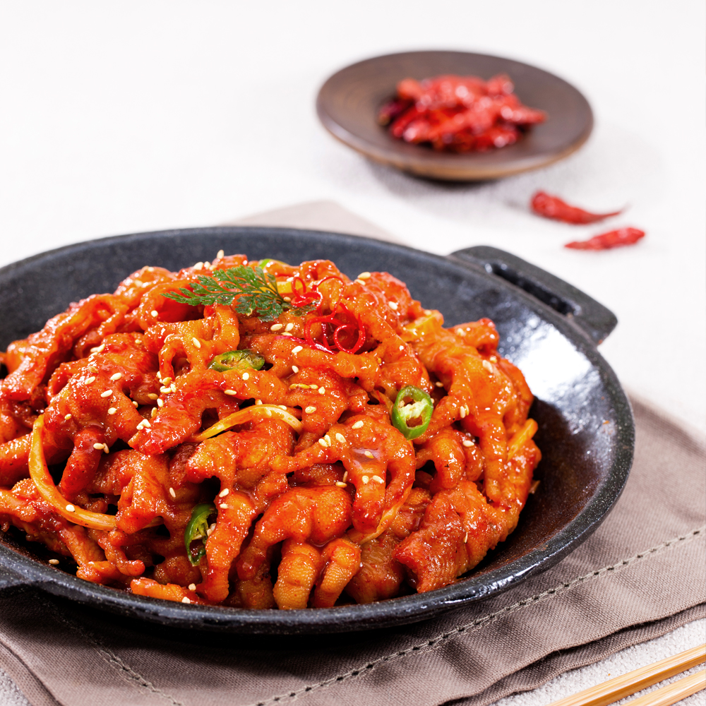 올품 신화 뼈없는 닭발 2kg (200g X 10봉) 무뼈 숯불 직화구이 냉동 : 올품몰