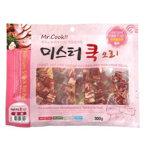 미스터쿡 강아지간식 소고기 스테이크300g : 펫토어