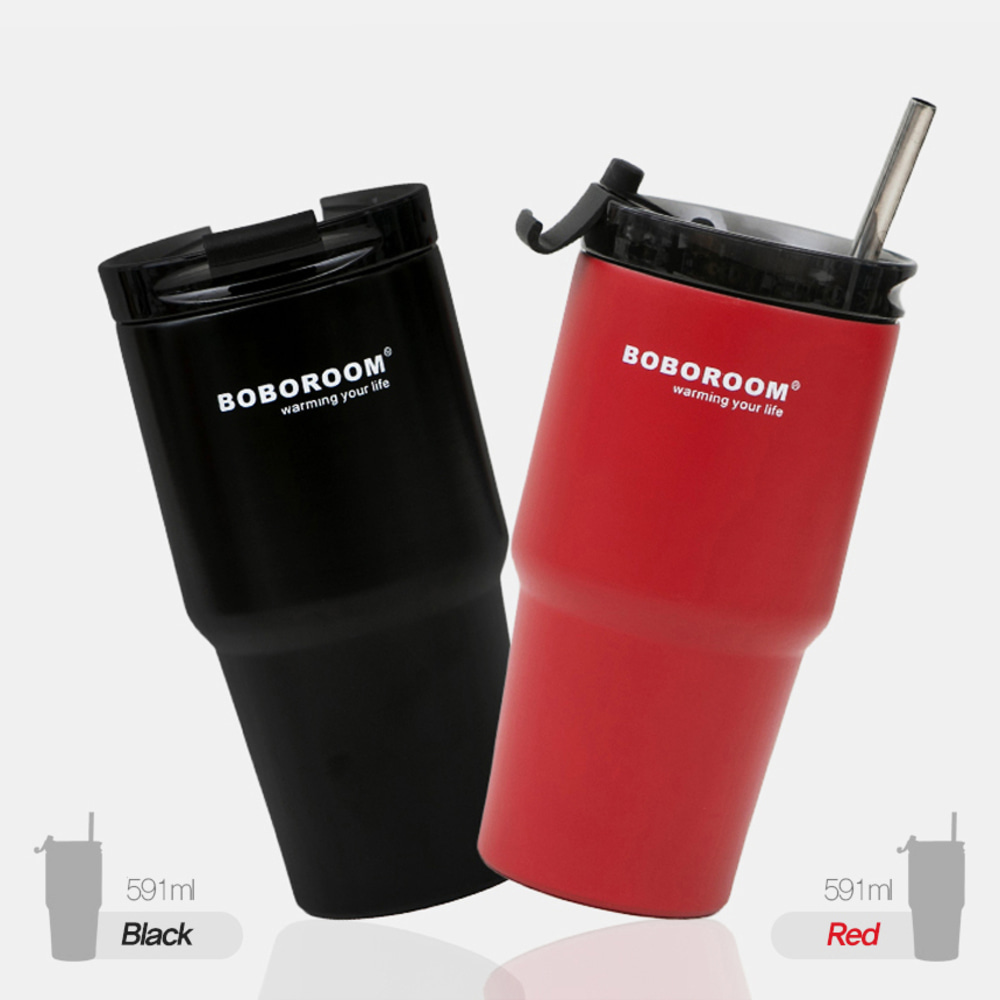 [보보룸] 프리미엄 v2 완벽진공 보온보냉 텀블러 591ml : goldenbee
