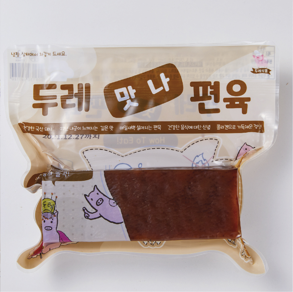 두레식품 국내산 냉장 편육 300g / 불&냉채소스(증정) / 두레는 안심 실온 보관 / 등산 캠핑 낚시 : 두레 식품