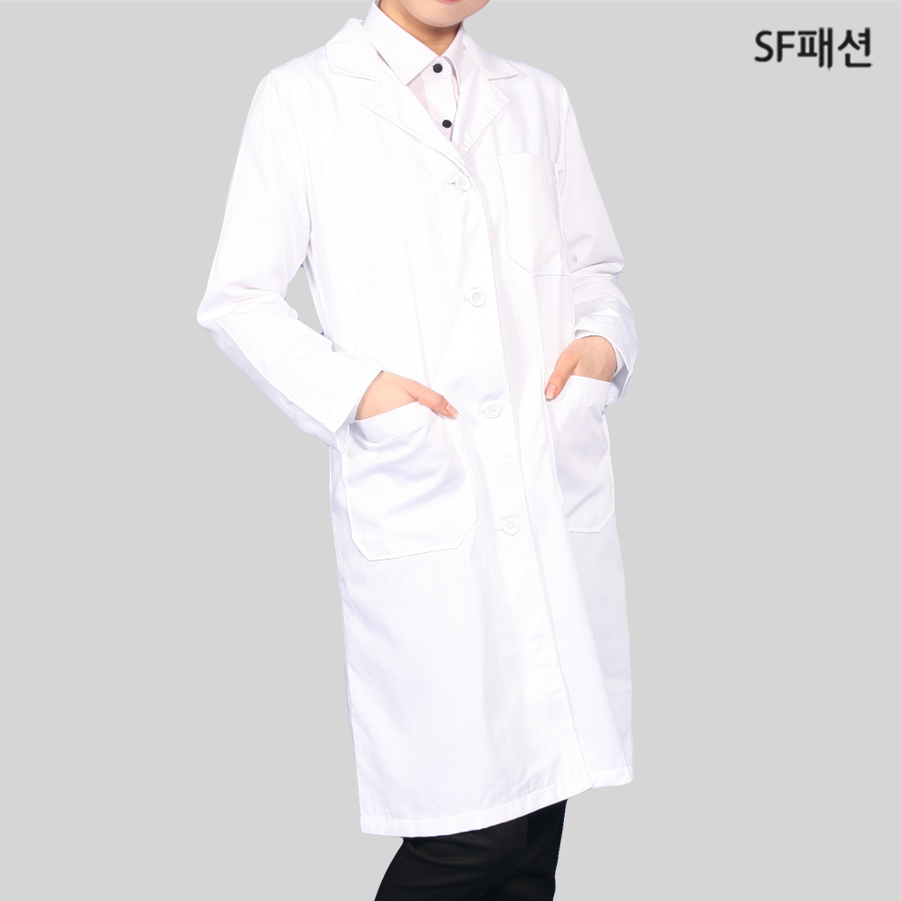 20수 T/C 남녀 의사 가운 병원 의사옷 실험실 근무복 : SF패션