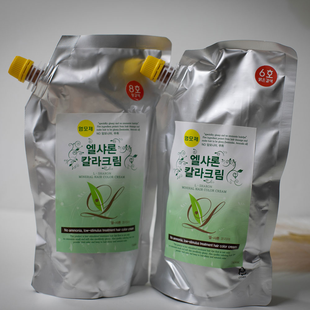 엘샤론 칼라크림 친환경 벤토나이트 염모제 750g : 이화아로마
