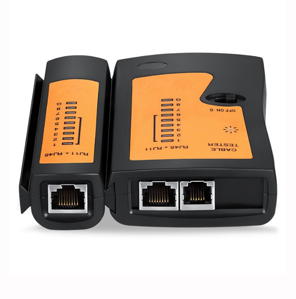 OULLX RJ45 케이블 랜 테스터 네트워크 케이블 테스터 RJ45 RJ11 RJ12 CAT5 UTP LAN 케이블 테스터 네트워킹 도구 네트워크 수리  12... 