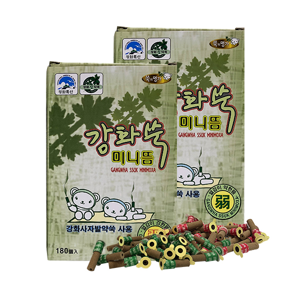 강화쑥미니뜸 쑥뜸 사자발 약쑥 (강약 선택) : 가온누리세상