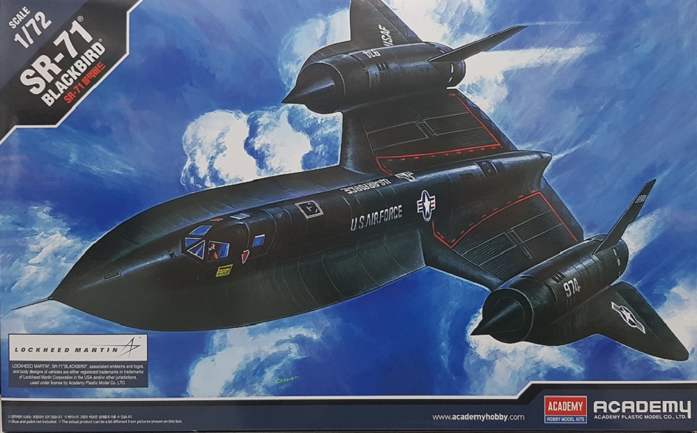 SR-71 블랙버드  / SR-71 BLACKBIRD 1/72  비행기 프라모델  아카데미과학 12448 당일출고 : 하비탑