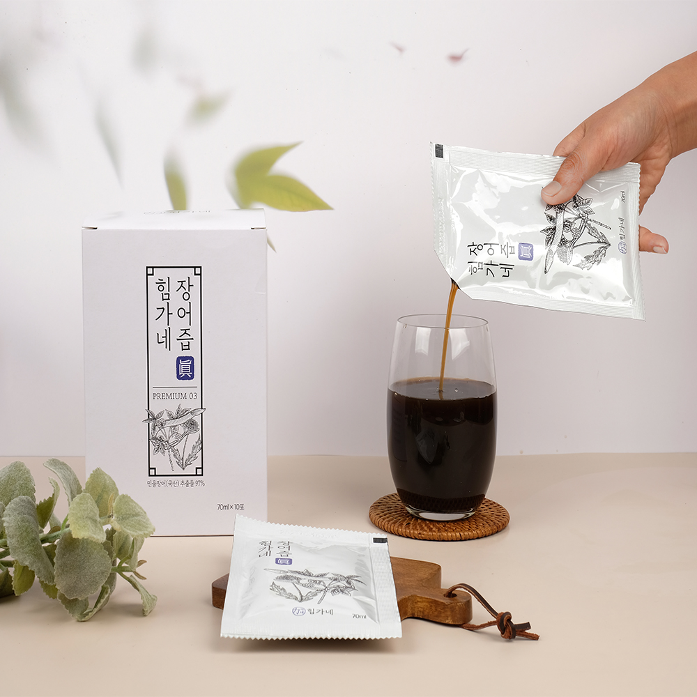 힘가네 민물 장어즙 장어 진액 엑기스 1박스(70ml x 30개입) : 힘가네
