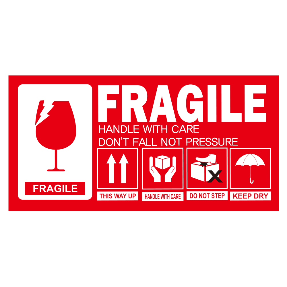 FRAGILE 스티커 1000매 : 에덴티엠 스토어