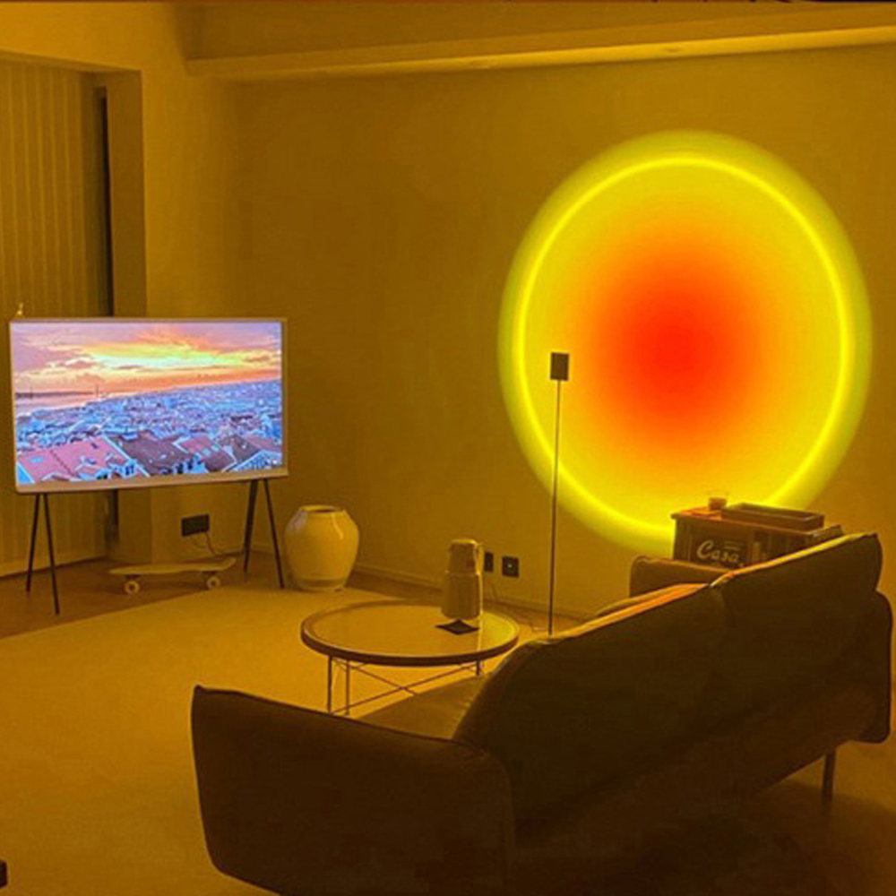 선셋 석양 홈바 노을 일출 일몰 무드 홈 카페 led 조명 등 무드등 : 나타나몰
