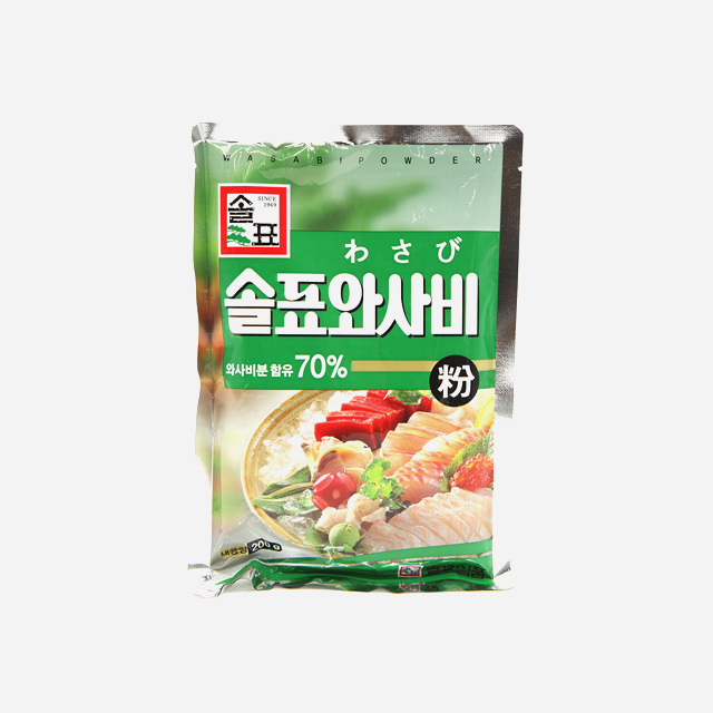 솔표 와사비분말 200g : 우주식품디씨오피