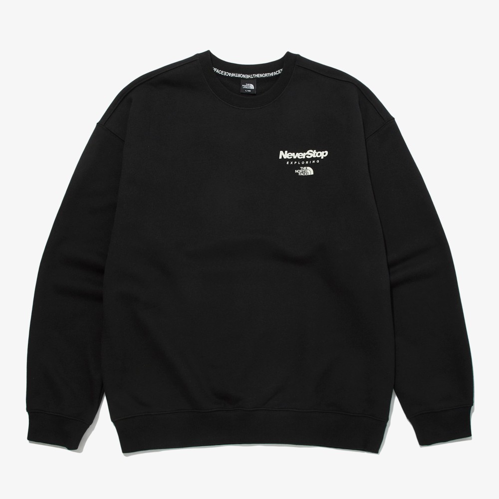 노스페이스 21FW 남녀공용 맨투맨 엔에스이 스윗셔츠 NM5MM51 NM5MM51B : 노스페이스 김포점