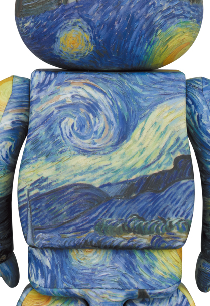 베어브릭 고흐 별이 빛나는 밤 100%&400% 반고흐 별밤 BEARBRICK Gogh The Starry Night : 미스박의 아트날다