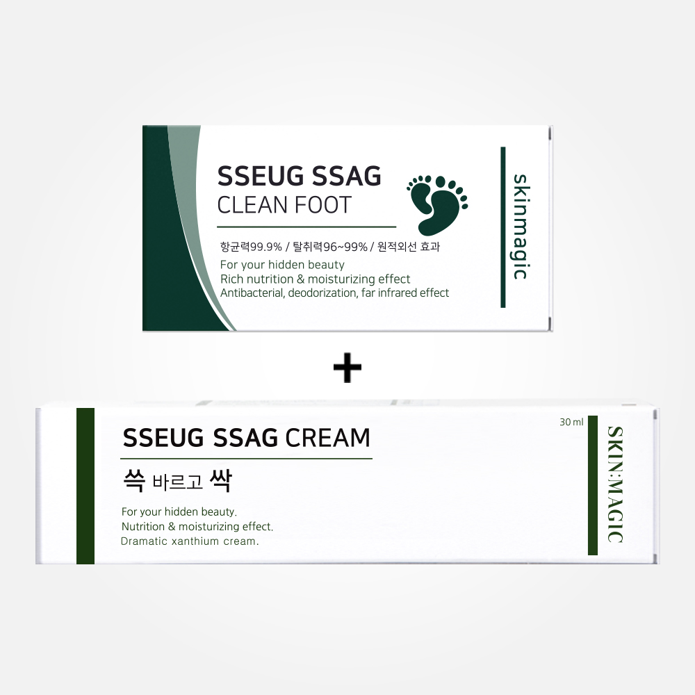 성원화장품 초움 쓱싹 플러스 크림 35ml 1개 + 크린 풋비누 50g 1개  1세트 : 성원화장품