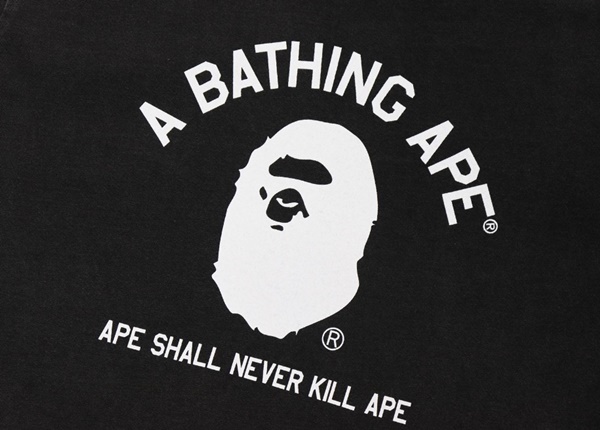 베이프 인디고 릴렉스드핏 반팔티 A BATHING APE INDIGO RELAXED FIT TEE : 파레트도쿄
